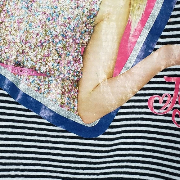 Jojo Siwa Collection Youth Girls Shirts Size Large Flip Sequin Graphic Tops Set - Picture 11 of 11